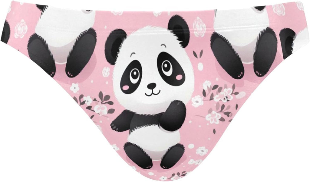 Men's Printed Swim Briefs - Custom Photo Face Swimsuit with Stretch Waistband for Pool Parties and Trips - Custom Funny 
