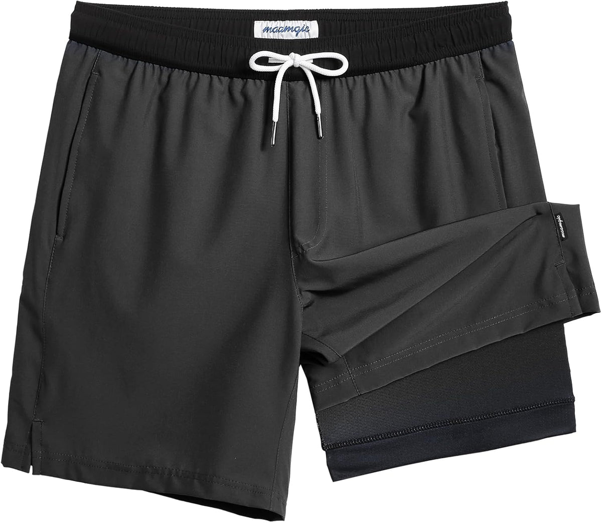 Men's 7 Inch Swim Trunks - Printed Quick Dry Bathing Suit with Compression Liner for Beach and Poolside - Large (29)