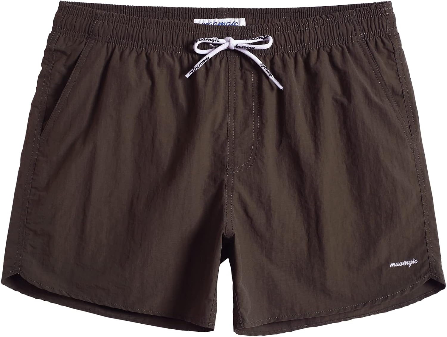 Men's 5 Inch Swim Trunks - Mesh Lined Quick Dry Swim Shorts in Solid Colors for Beach and Backyard Pools - Small (11)