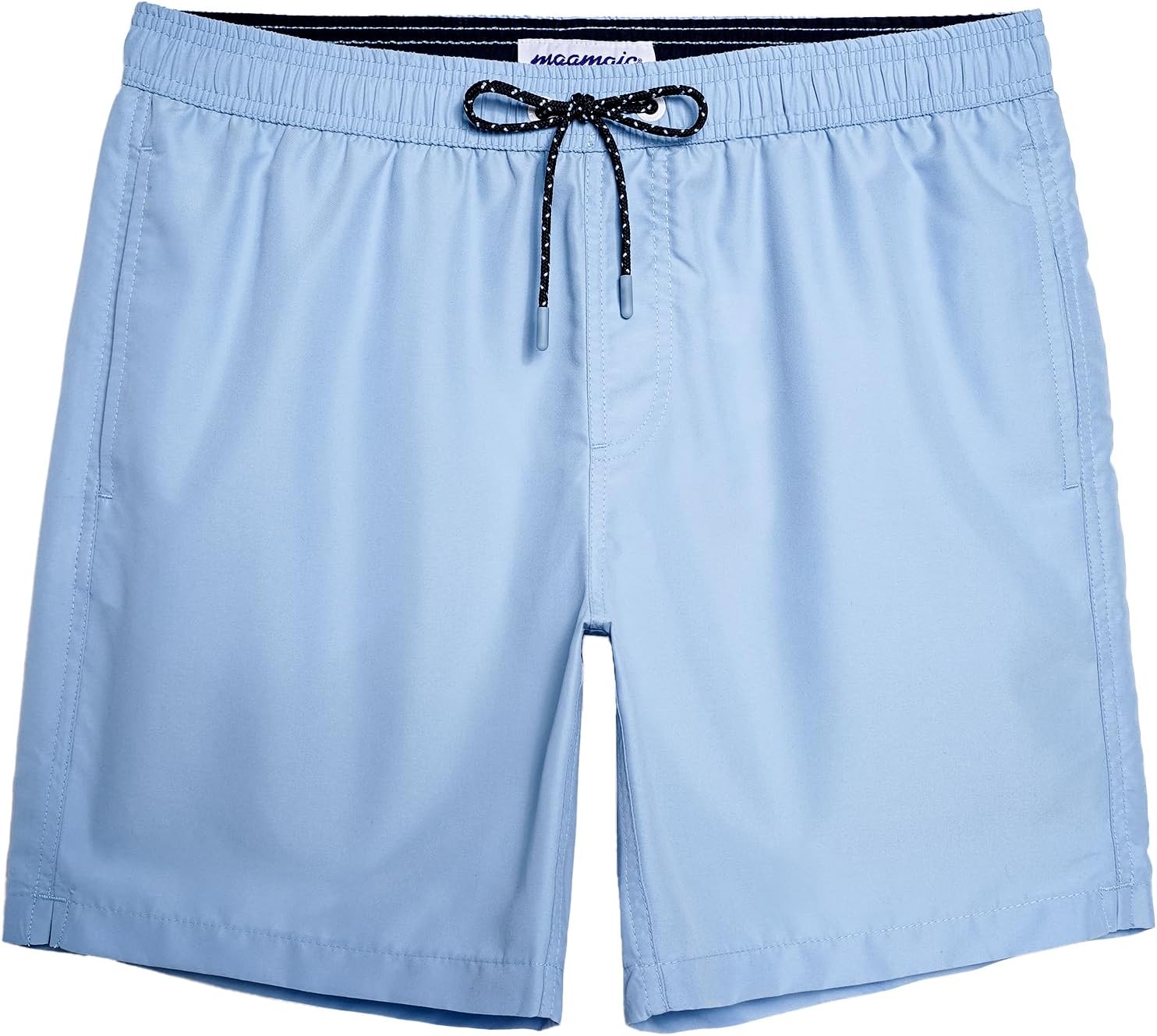 Men's 7 Inch Swim Trunks - Mesh Lined Beach Shorts with Side Pockets and Adjustable Drawstring Waist - Medium