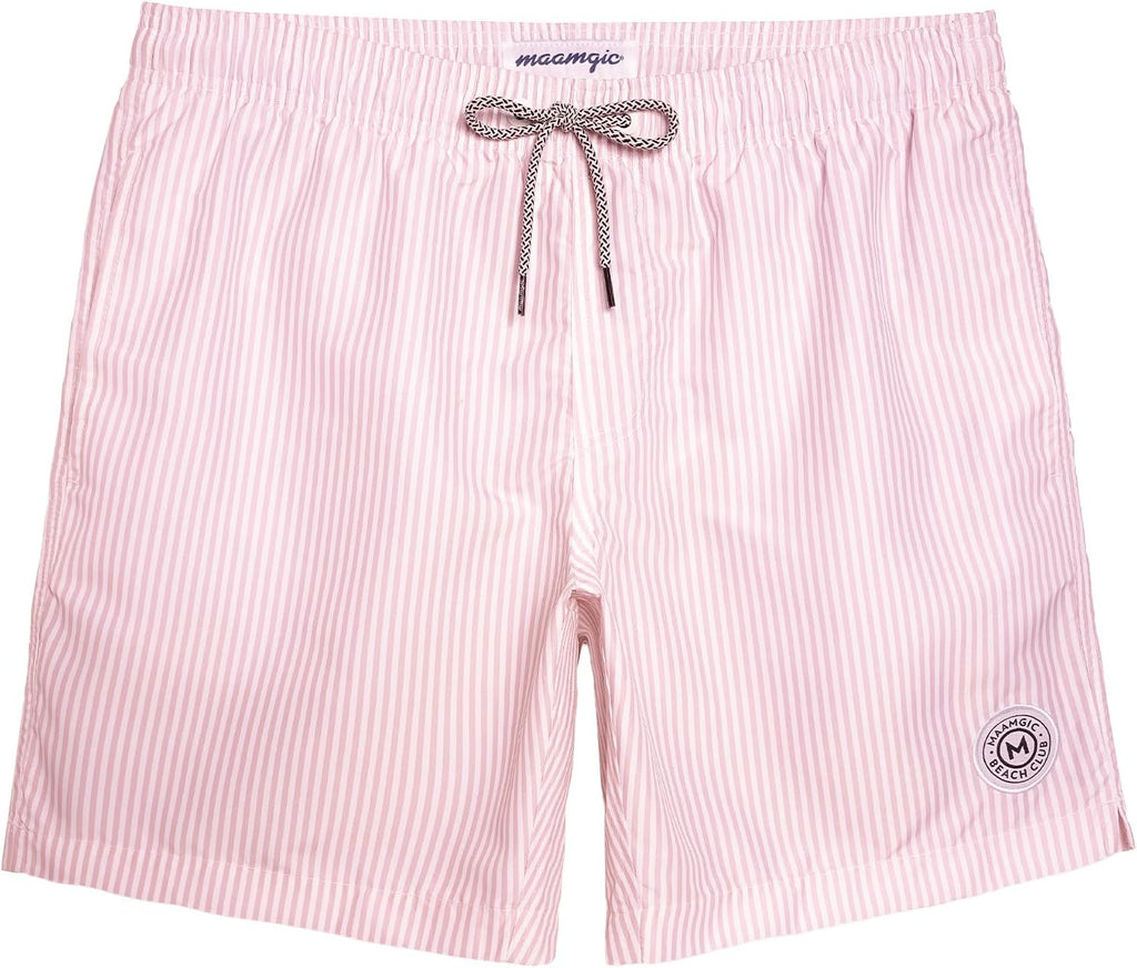 Men's 7 Inch Swim Trunks - Mesh Lined Beach Shorts with Side Pockets and Adjustable Drawstring Waist - XX-Large (54)