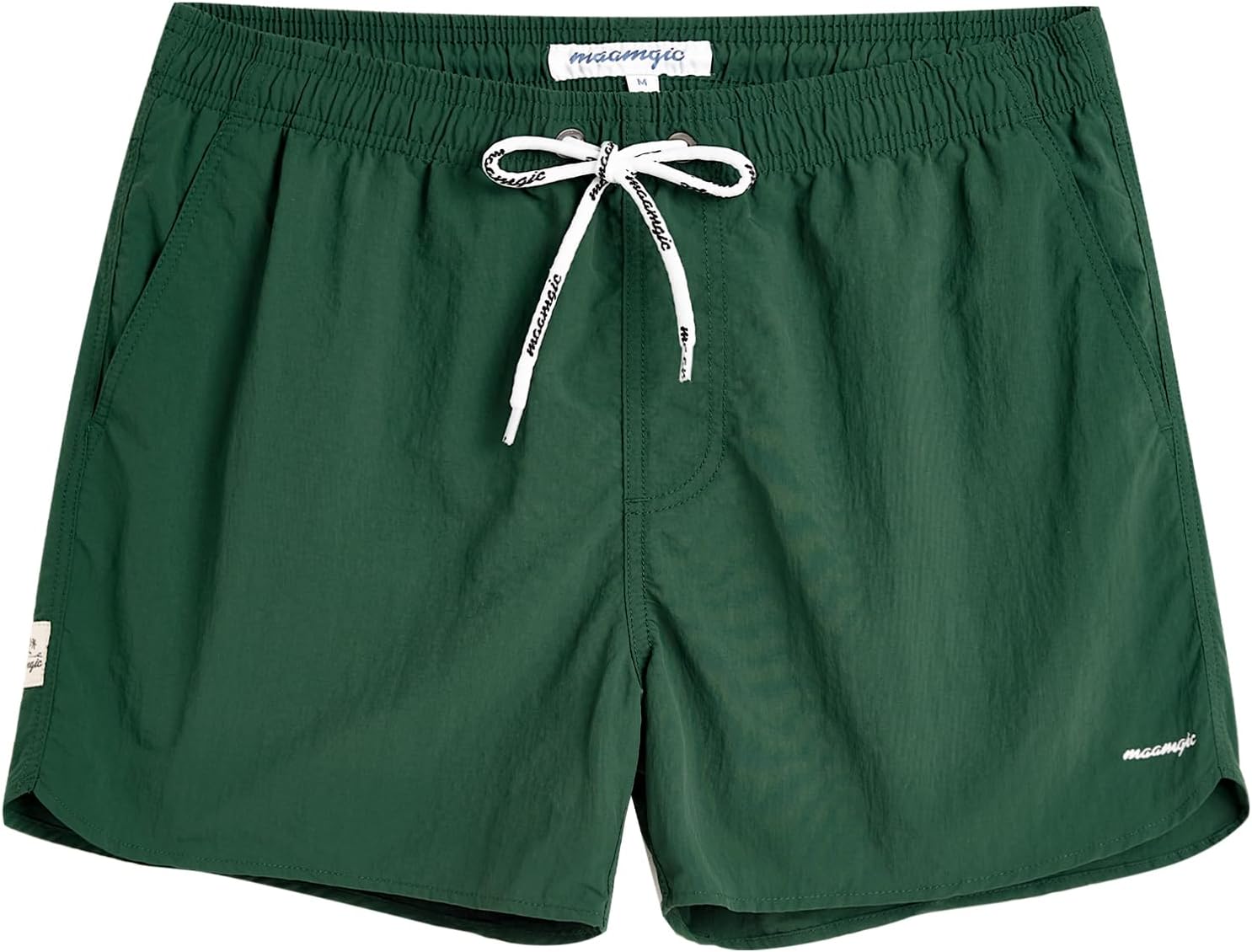 Men's 5 Inch Swim Trunks - Mesh Lined Quick Dry Swim Shorts in Solid Colors for Beach and Backyard Pools - Small