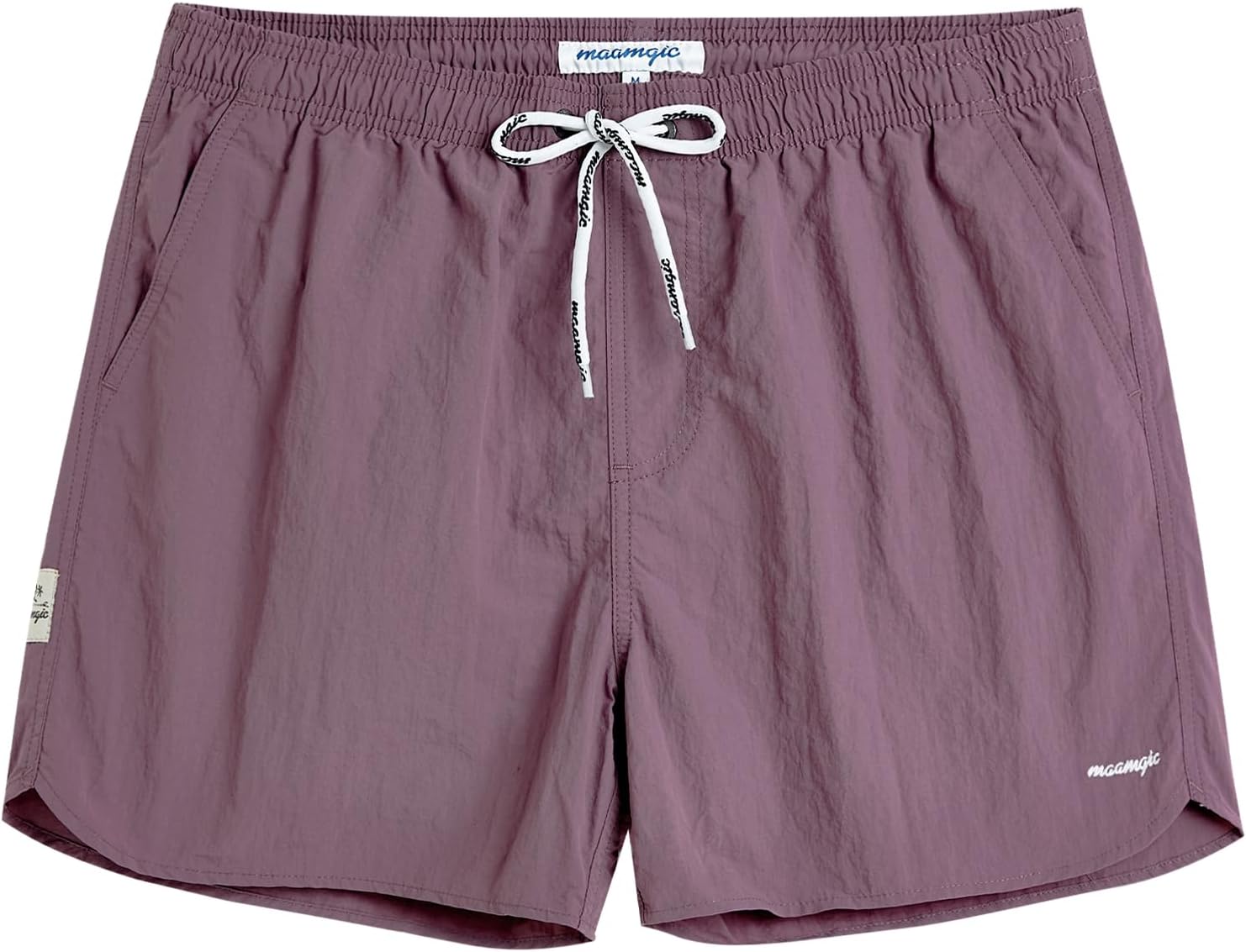 Men's 5 Inch Swim Trunks - Mesh Lined Quick Dry Swim Shorts in Solid Colors for Beach and Backyard Pools - Small