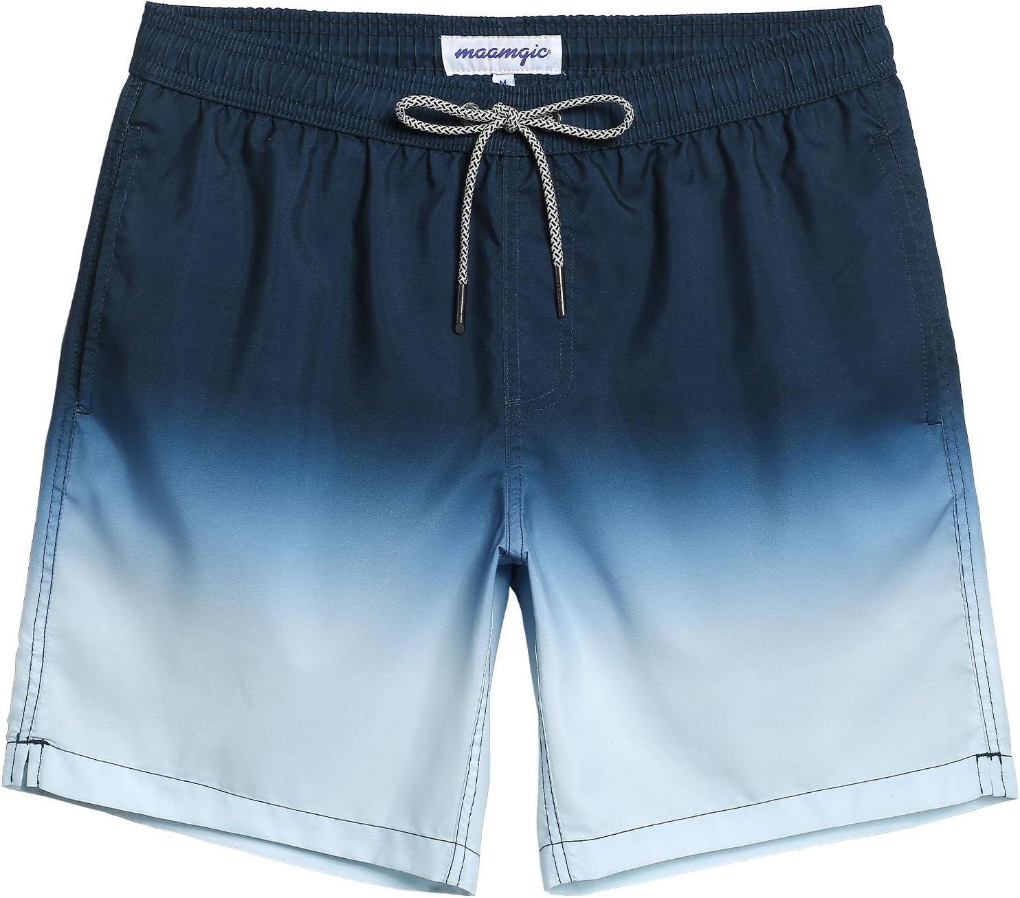 Men's 7 Inch Swim Trunks - Mesh Lined Beach Shorts with Side Pockets and Adjustable Drawstring Waist - Small (23)
