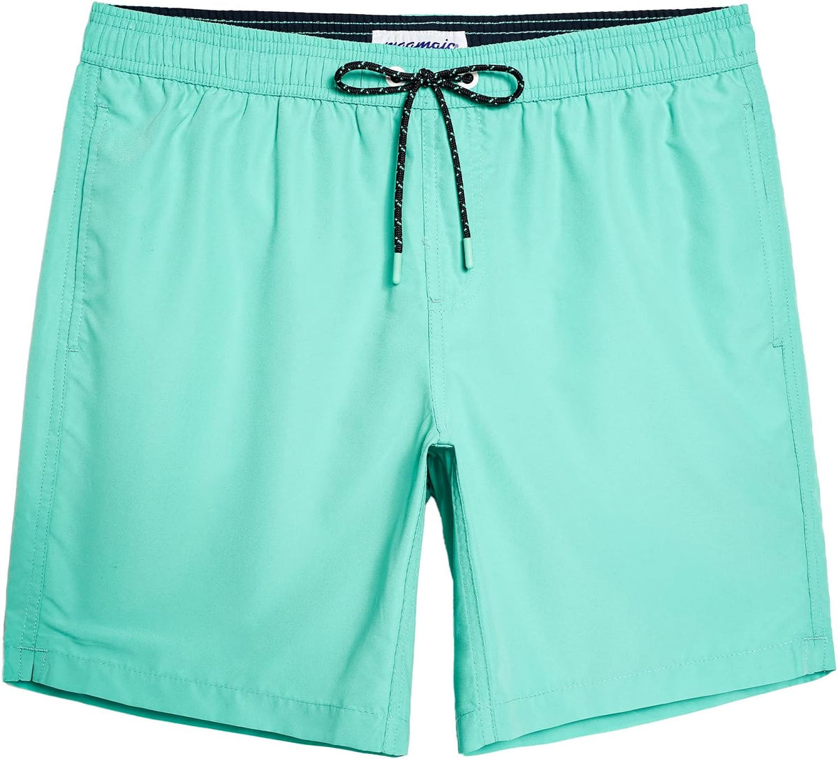 Men's 7 Inch Swim Trunks - Mesh Lined Beach Shorts with Side Pockets and Adjustable Drawstring Waist - Small (4)