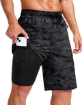 Men's Board Shorts with Compression Liner - UPF 50+ Swim Trunks with Zipper Pockets in 7 and 9 Inch Inseams - 7" Inseam