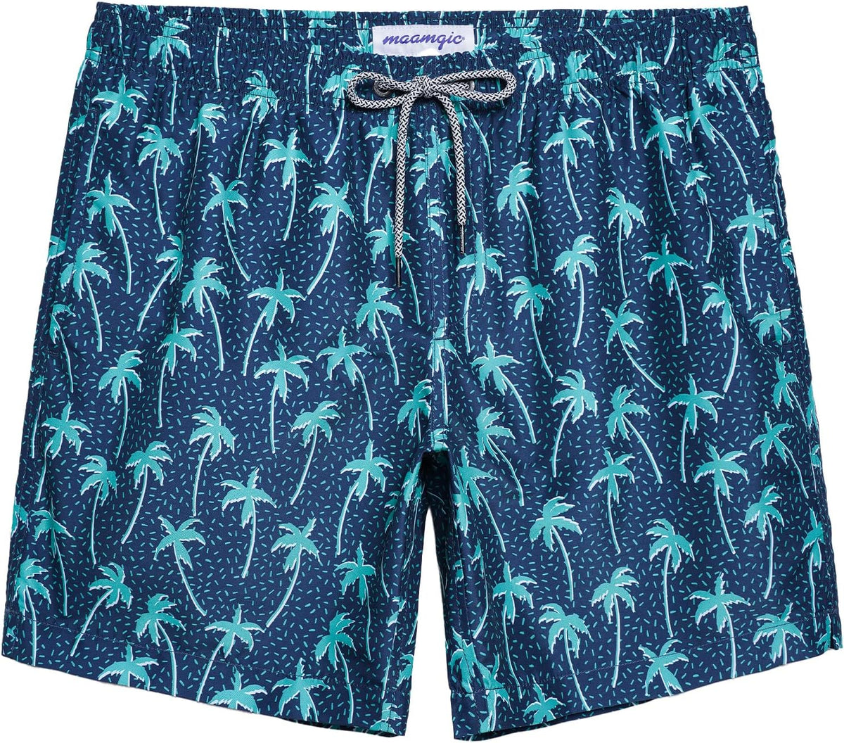 Men's 7 Inch Swim Trunks - Mesh Lined Beach Shorts with Side Pockets and Adjustable Drawstring Waist - XX-Large